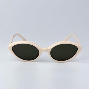 Celine THIN  CL40264U 25N  Men BRAND NEW Sunglasses Ivory Khaki Cat Eye